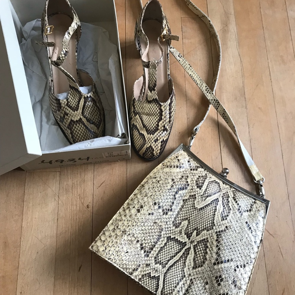 EUC Neiman Marcus Python Purse - Picture 3 of 3